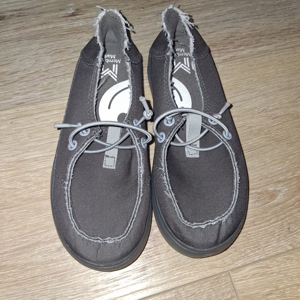 Kids Moccasins in Charcoal Gray